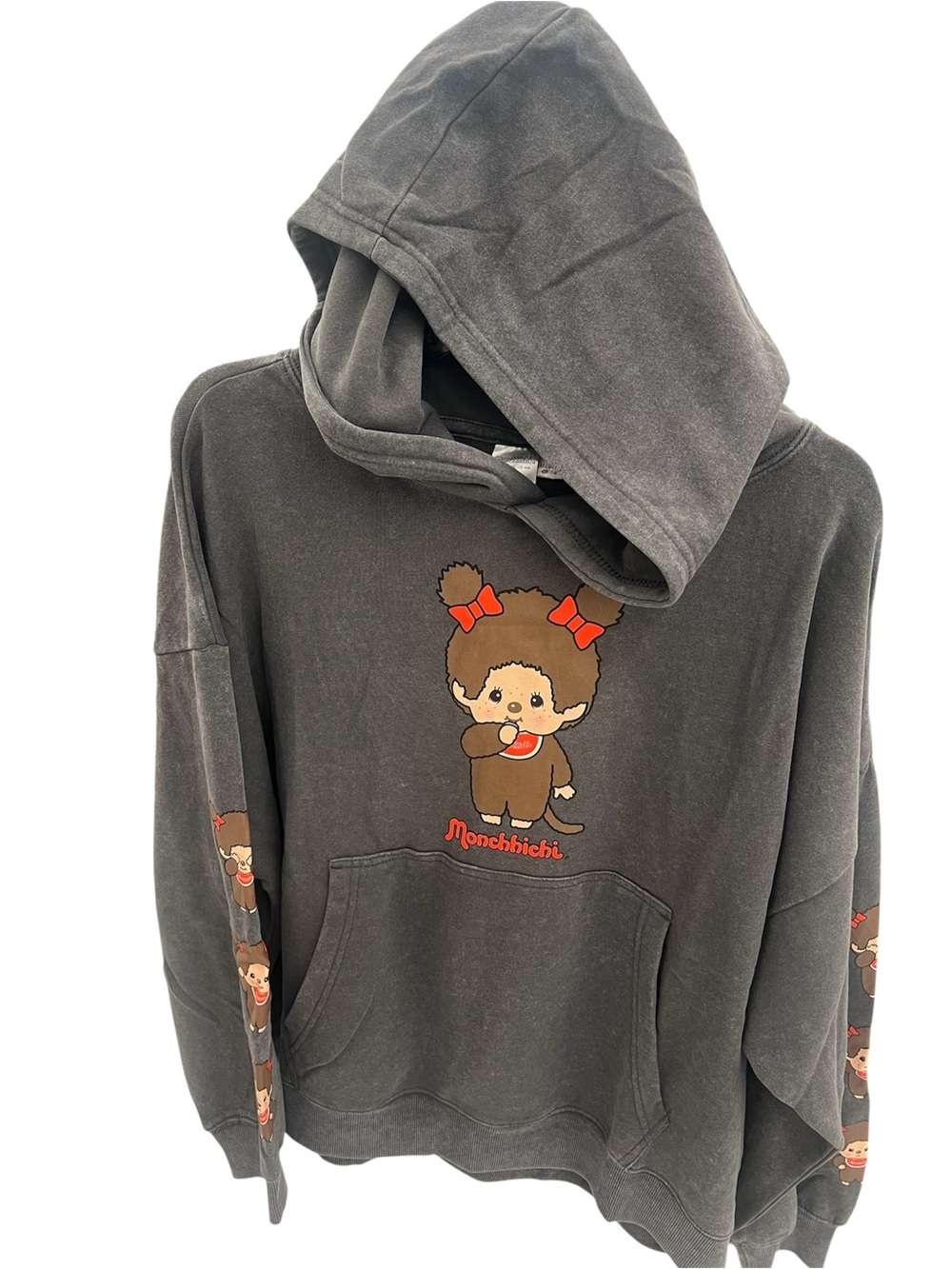 Monchhichi Grey Hoodie